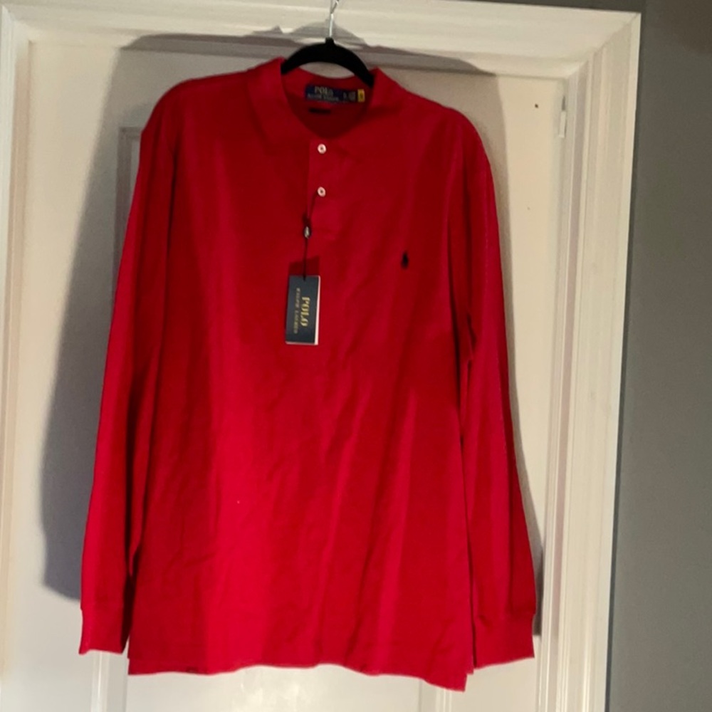Polo by Ralph Lauren Men's Red Shirt